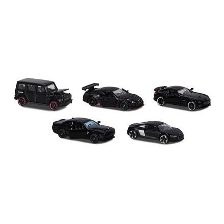Giftpack 5 vehículos negros