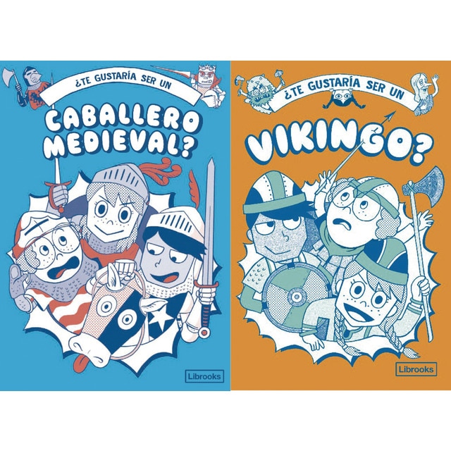 ¿Te gustaría ser un caballero medieval o un vikingo? (Tapa dura)