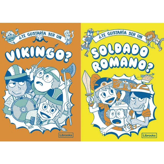 ¿Te gustaría ser un vikingo o un soldado romano? (Tapa dura)