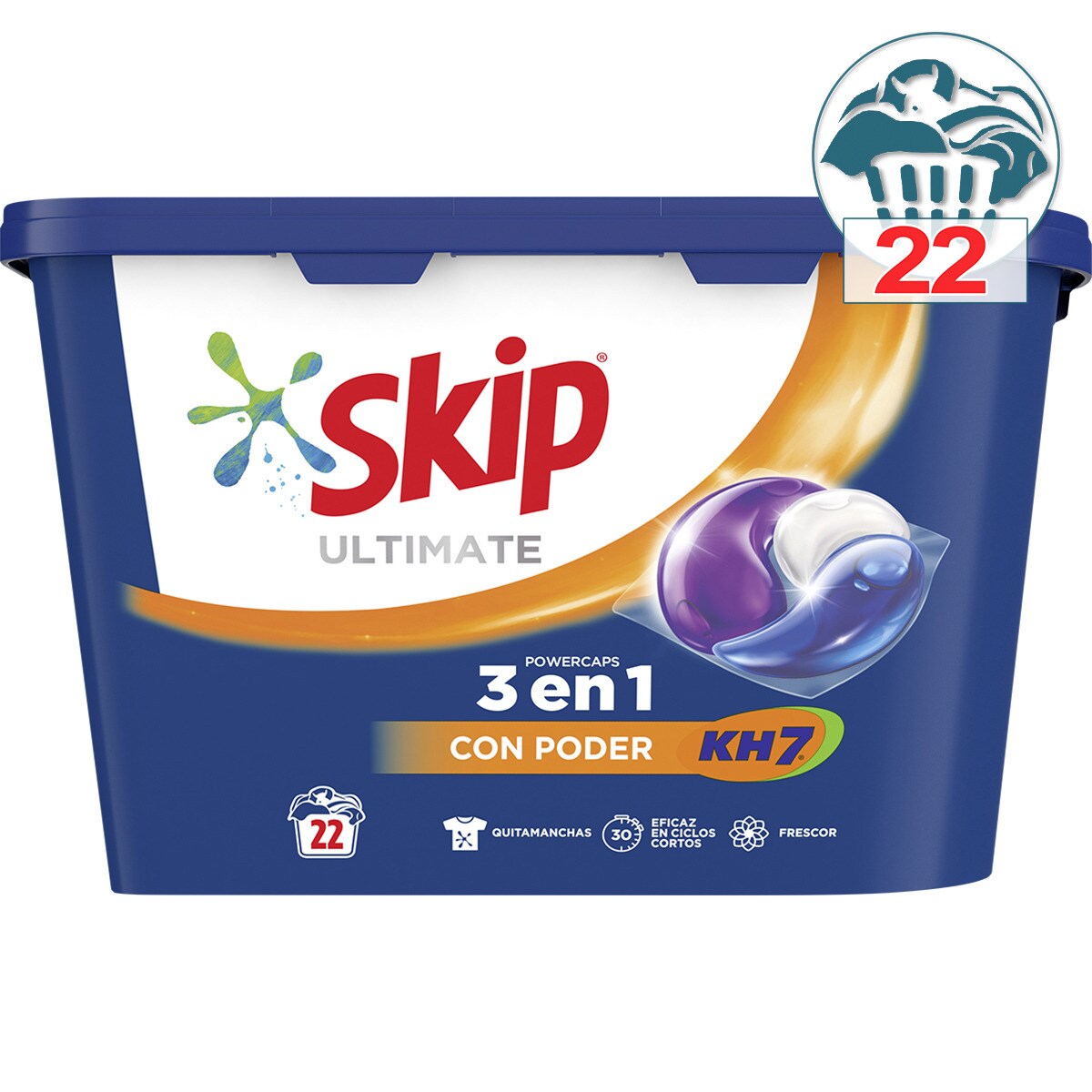 Ultimate washing machine liquid detergent 3in1 with KH7 power