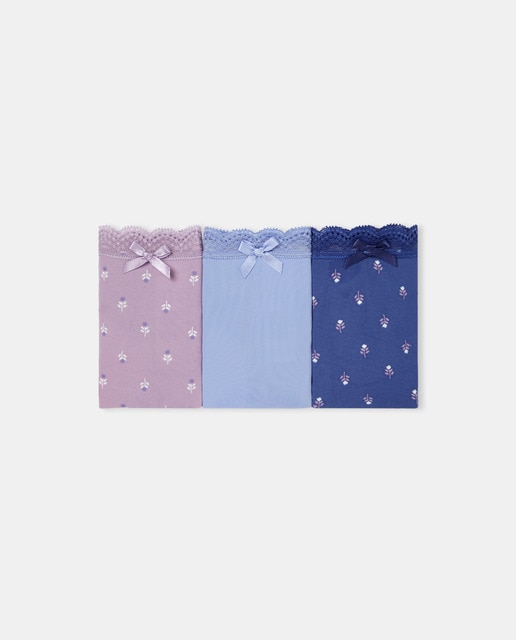 Lot de strings en microfibre