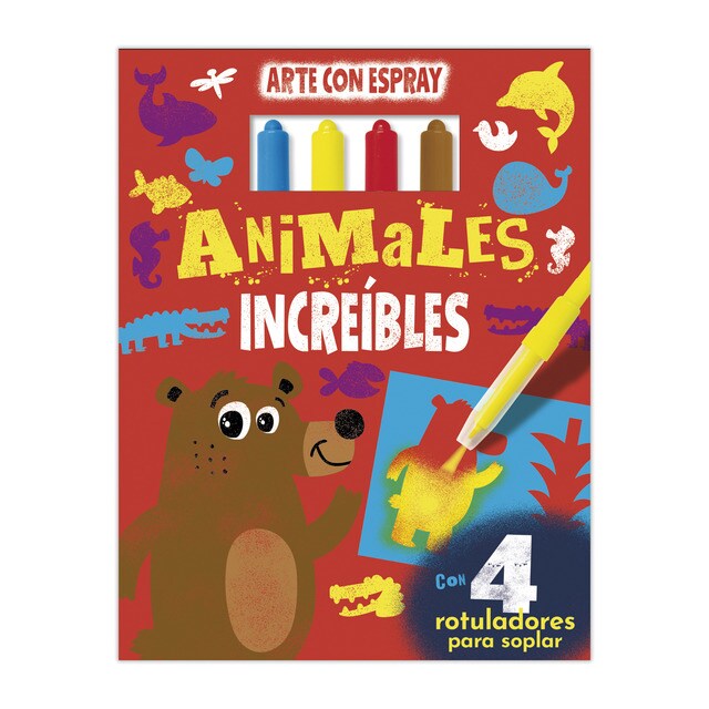 ARTE CON SPRAY - ANIMALES INCREÍBLES (Tapa dura)