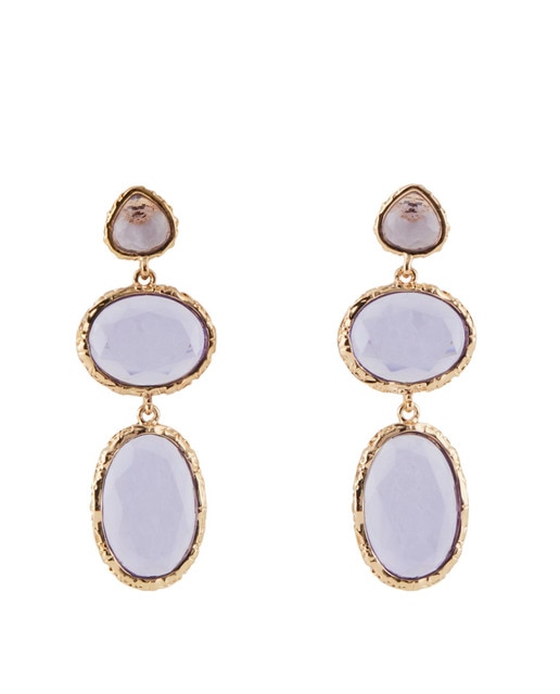 Pendientes largos de mujer de pedrería