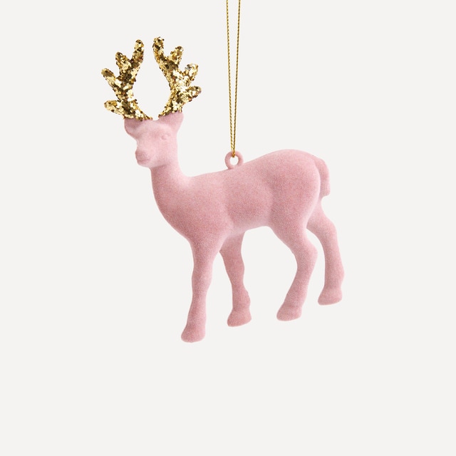 Colgante Reno flocado Navidad El Corte Inglés