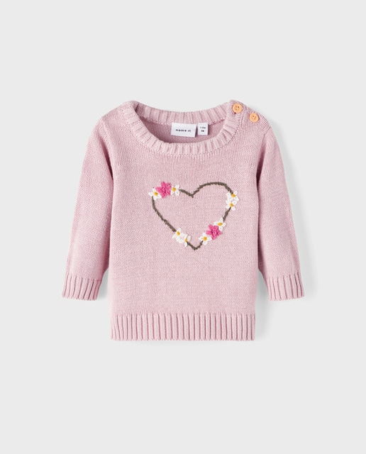 Jersey de bebé niña de punto