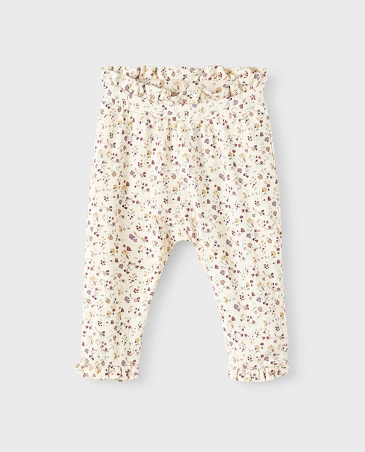 Pantalón de bebé niña de flores