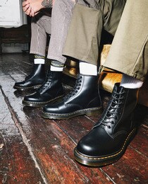 Bottes unisexes Dr. Martens -1460 Black Smooth