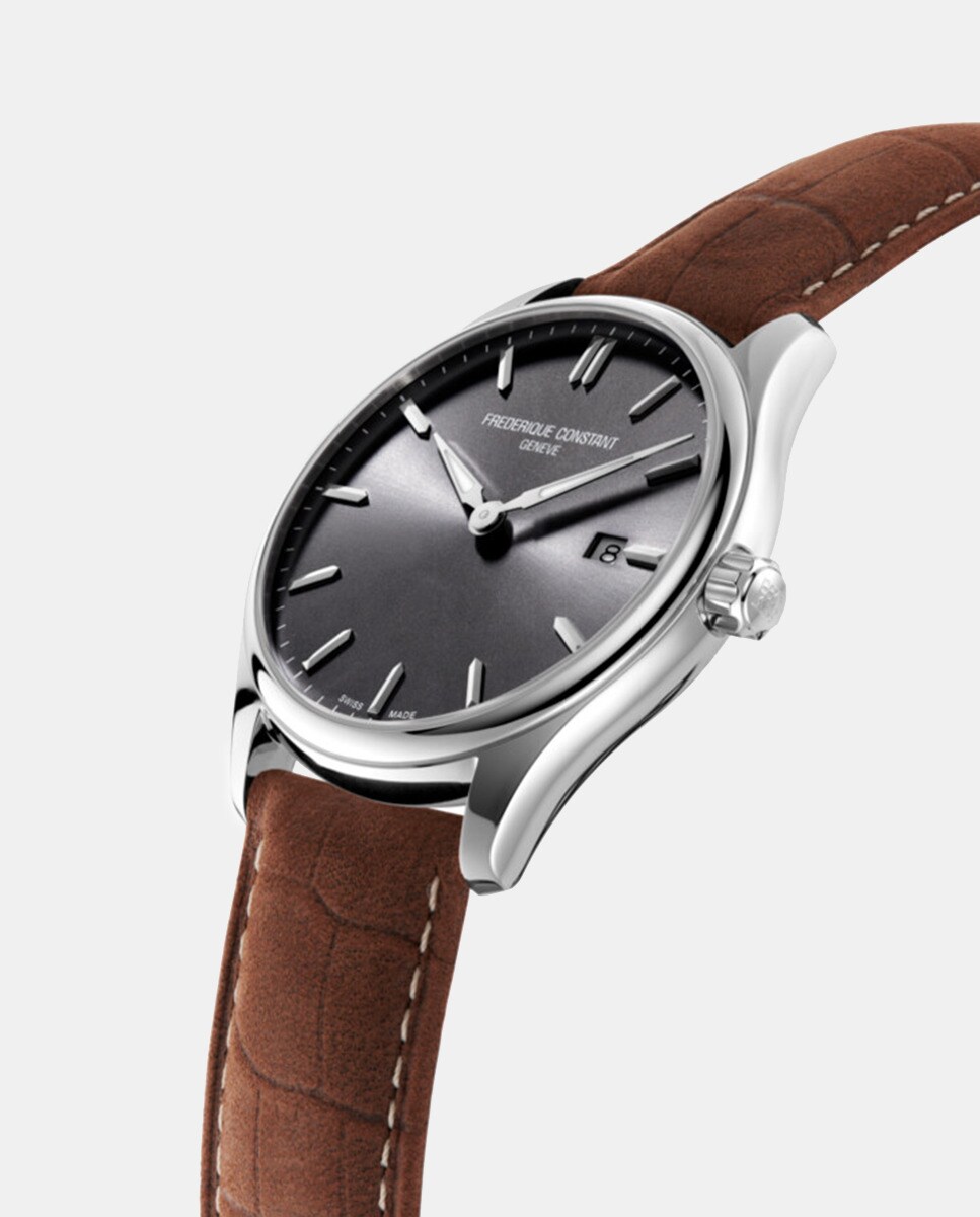 Relógio Classics Quartz FC-220DGS5B6 em Pele - Castanho Castanho-3