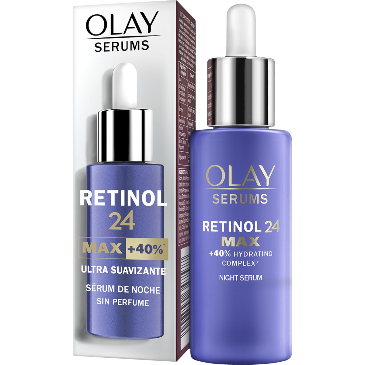 Retinol 24 Max 40 Serúm De Noche Ultra Suavizante Dosificador 40 Ml · Olay · Supermercado El 2003