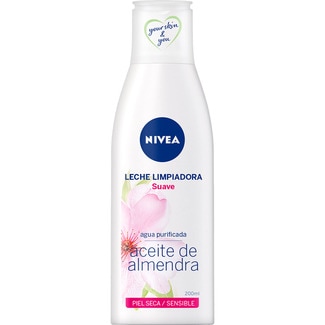 NIVEA Gentle cleansing milk with almond oil for dry and sensitive skin flask 200 ml