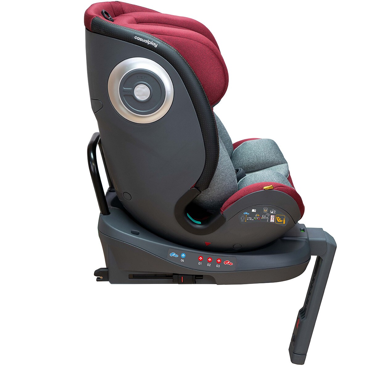 Cadeira Auto Casualplay Revol i-Size, 40-150 cm Cinzento-escuro-8