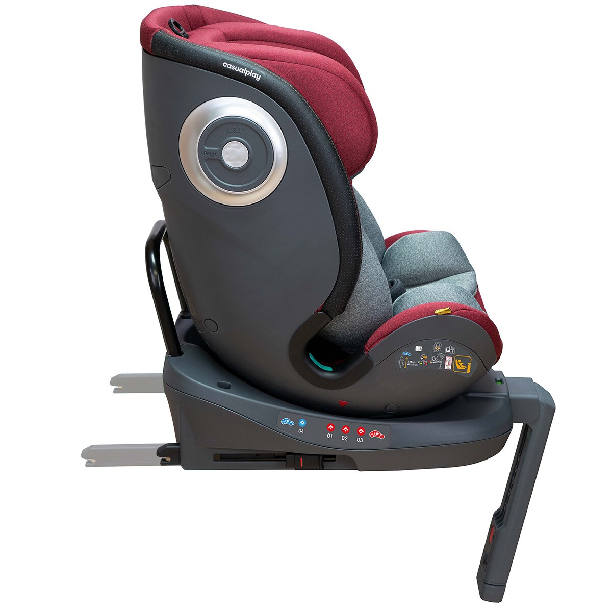 Cadeira Auto Casualplay Revol i-Size, 40-150 cm Cinzento-escuro-5