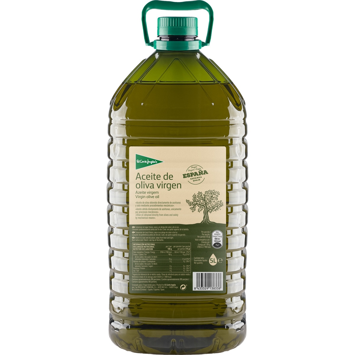 Aceite de oliva virgen garrafa 5 l · EL CORTE INGLES · Supermercado El Corte Inglés El Corte Inglés Aceite de oliva virgen garrafa 5 l · EL CORTE INGLES · Supermercado El Corte Inglés El Corte Inglés
