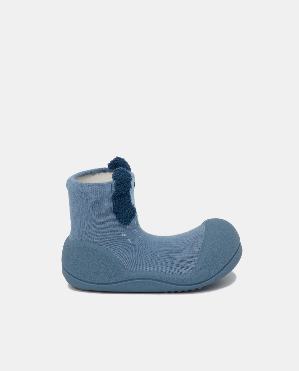 Imagem 0 de Pantufas de Bebé com Desenho de Elefante e em Algodão - Azul