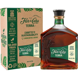 FLOR DE CAÑA Terra ron premium 15 años ecológico de Nicaragua botella 70 cl
