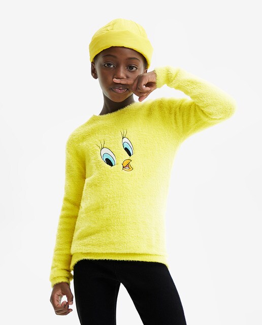 Pull fille visage Tweety