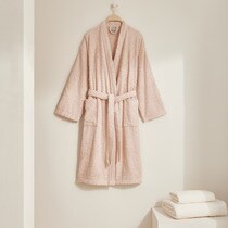 El Corte Inglés Leaves women's 380 GSM cotton bathrobe