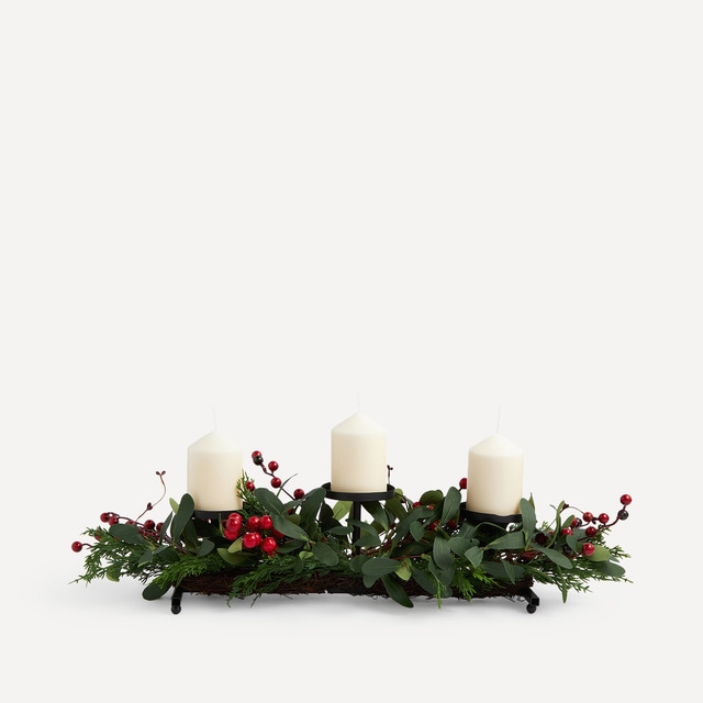 Centro de mesa Laurel Navidad El Corte Inglés