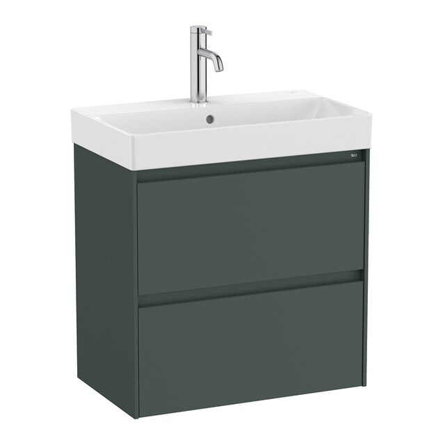 Mueble de baño compacto con 2 cajones y lavabo Ona Roca