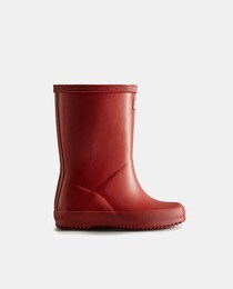 Original baby's rain boots with matte finish and logo detail
