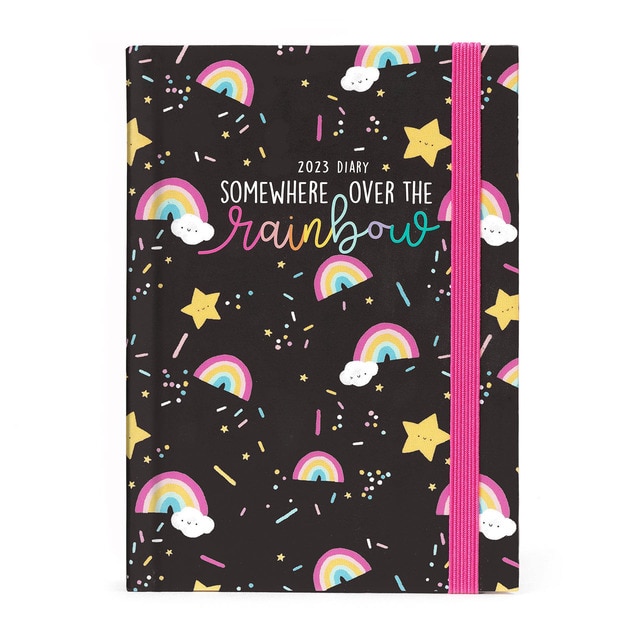 Agenda 2023 12 Meses 1 Día Página Small Rainbow Legami Multilingüe.