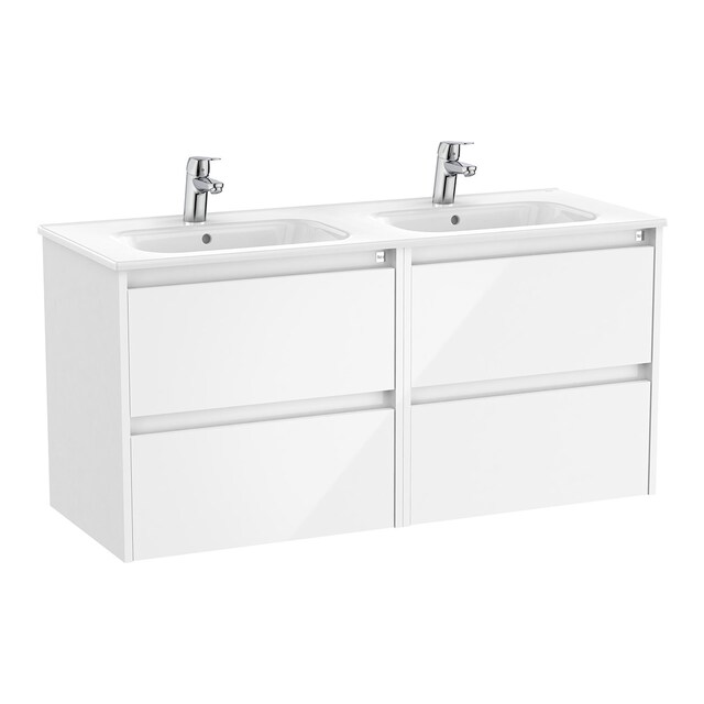 Mueble de baño doble con 4 cajones Tenet Roca