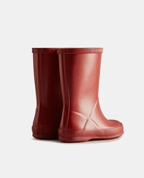 Original baby's rain boots with matte finish and logo detail