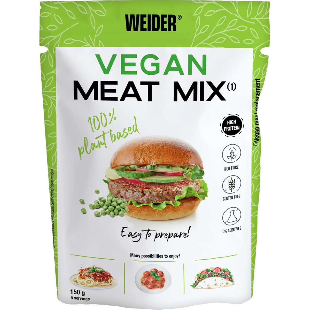 Plantbased minced meat, glutenfree container 150 g · WEIDER