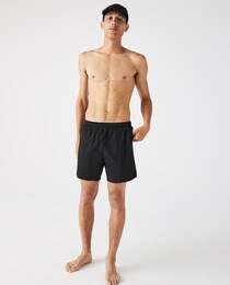 Men's black swimming trunks