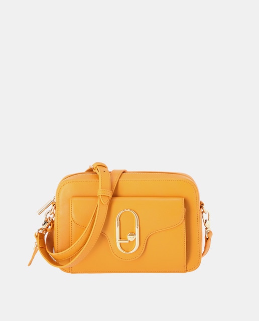 Medium yellow crossbody bag with outer pocket · Women's fashion · El ...