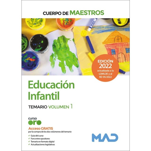 Cuerpo de Maestros. Educación Infantil. Temario volumen 1 (Tapa blanda)