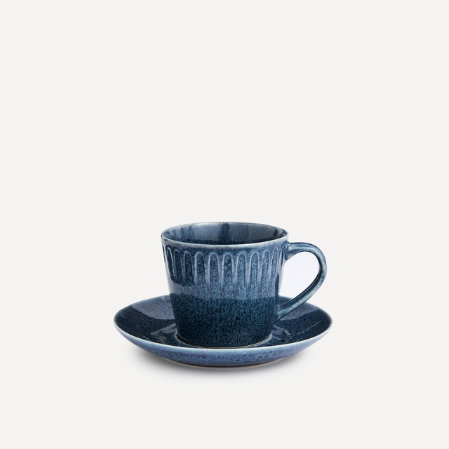 Taza de té con plato Indigo El Corte Inglés