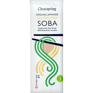 CLEARSPRING Soba Somen organic buckwheat noodles container 205 g