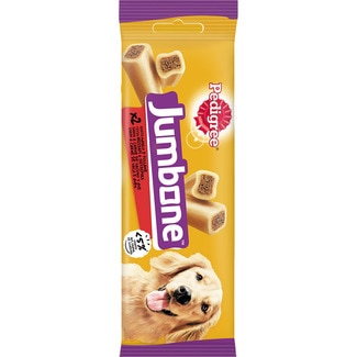 PEDIGREE Jumbone Snacks für mittelgroße Hunde mit Rindfleisch- und Geflügelgeschmack Behälter 200 g