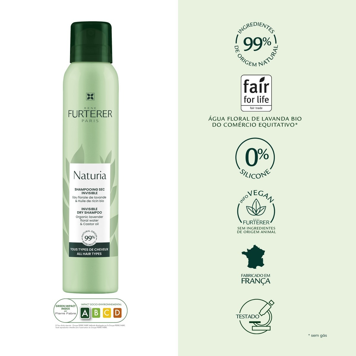 Champô Seco Naturia 75 ml René Furterer 2