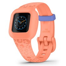 Garmin vívofit jr. 3 Peach Leopard activity bracelet
