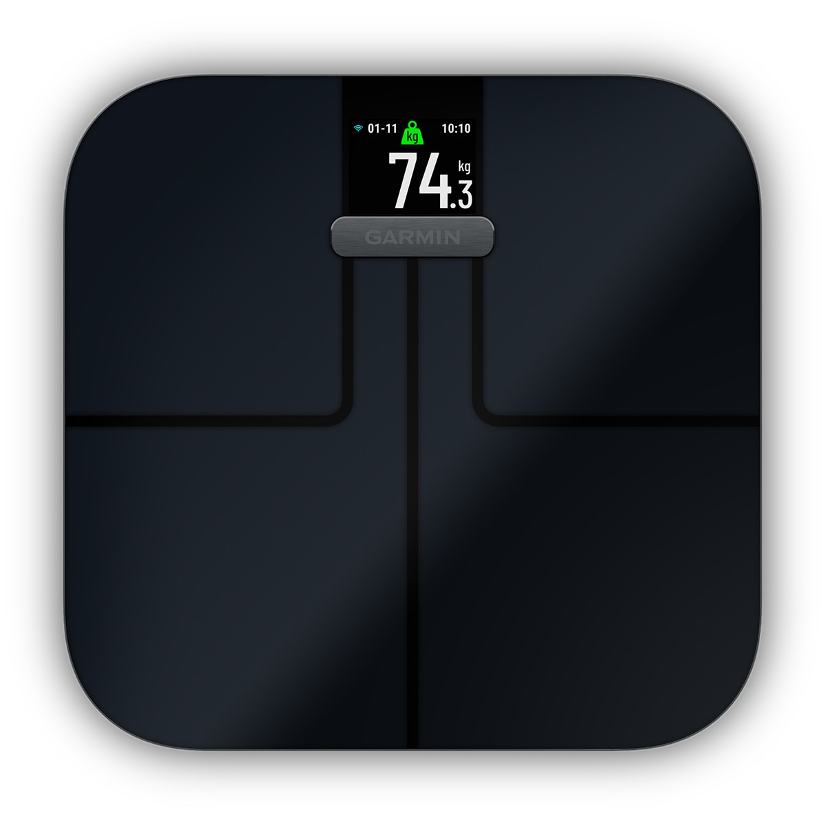 Báscula inteligente Garmin Index S2 negra, Wi-Fi y Bluetooth Negro-1