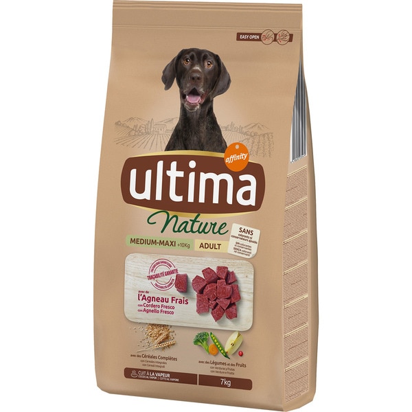 Nature Medium Maxi Adult pienso para perros adultos medianos y grande con cordero No Grain bolsa 7 kg
