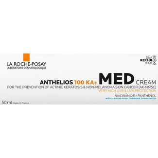 LA ROCHE POSAY Anthelios 100 KA+ MED crema previene el desarrollo de la queratosis actínica tubo 50 ml para la piel muy fotosensible sin perfume