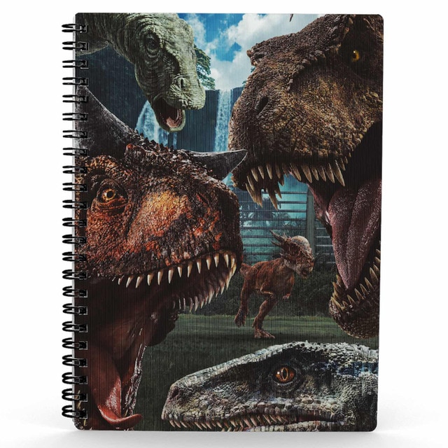 Cuaderno 3D Jurassic Park Jurassic World selfie.