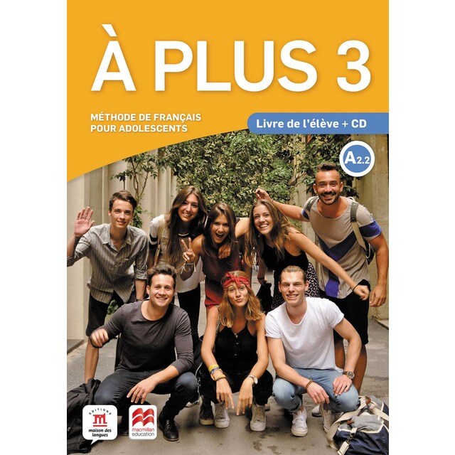 À plus 3 - Éd. Macmillan Livre de l'élève + CD audio (Tapa blanda)
