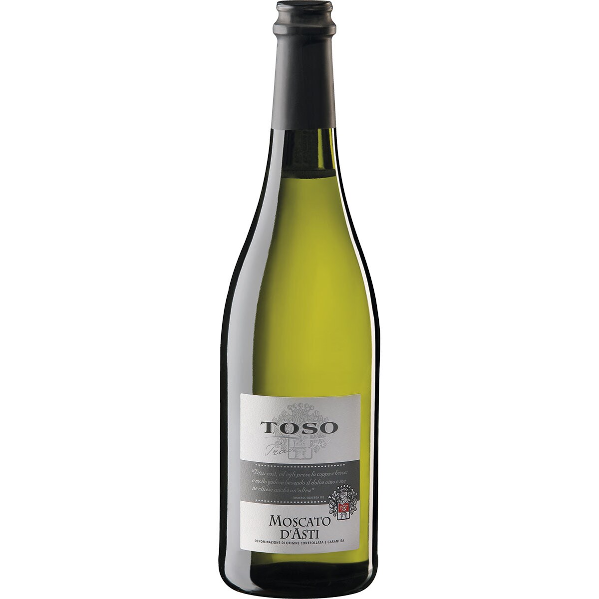 Original Moscato D'Asti Italian white wine bottle 75 cl · TOSO