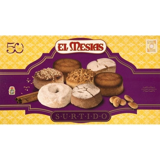 EL MESIAS surtido de Navidad Clásico IGP Mantecados y Polvorones de Estepa estuche 500 g