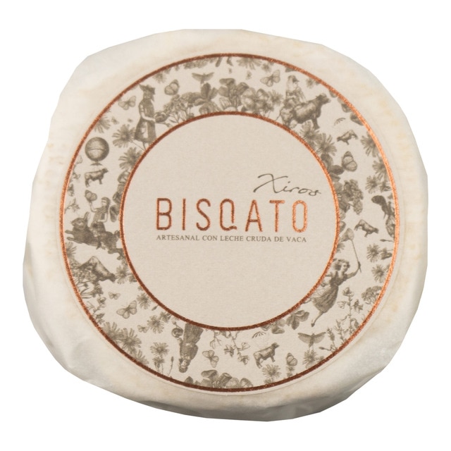 Queso artesano gallego de leche cruda de vaca Xiros de Bisqato