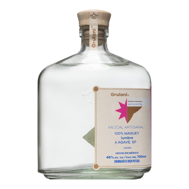 Mezcal artesano 100% Maguey Lumbre Grulani