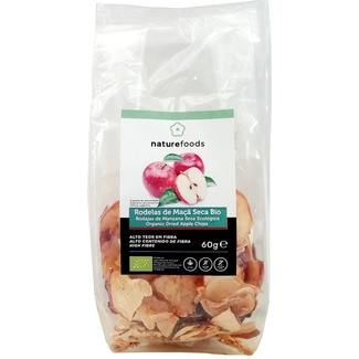 Naturefoods Rodelas de Maçã Seca Bio embalagem 60 g