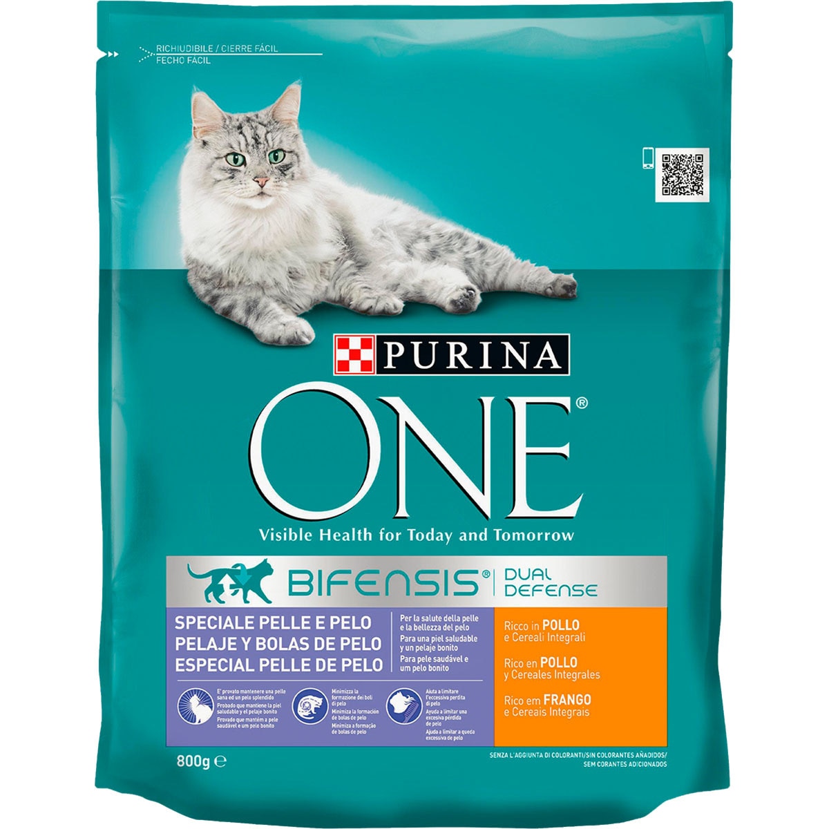 Coat&Hairball cat food with chicken and wholegrain cereals for adult