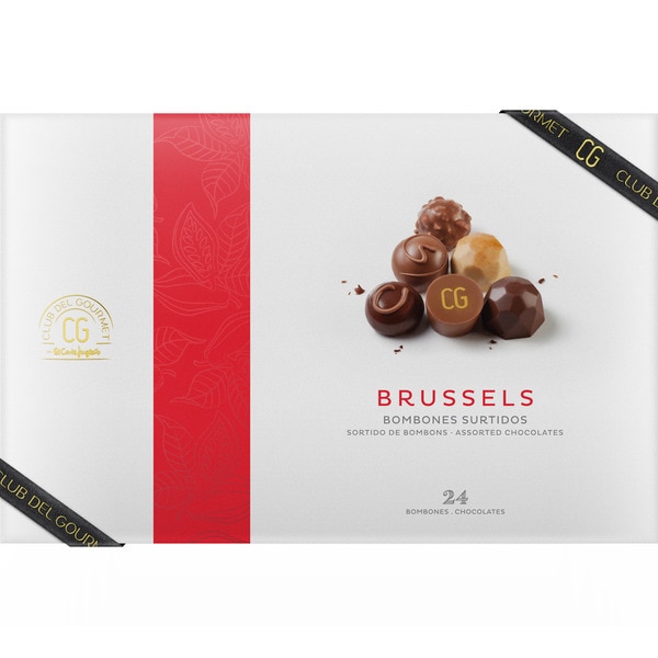 Brussels selection of 6 types of chocolates 24pack case 280 g · CLUB DEL GOURMET · Supermercado