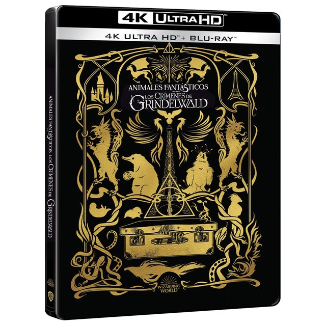 Animales fantásticos 2: Los crímenes de Grindelwald (Edición metálica) (4K Ultra HD + Blu-Ray).