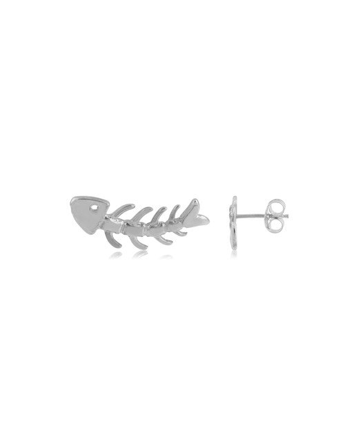 Pendientes Raspa Silver